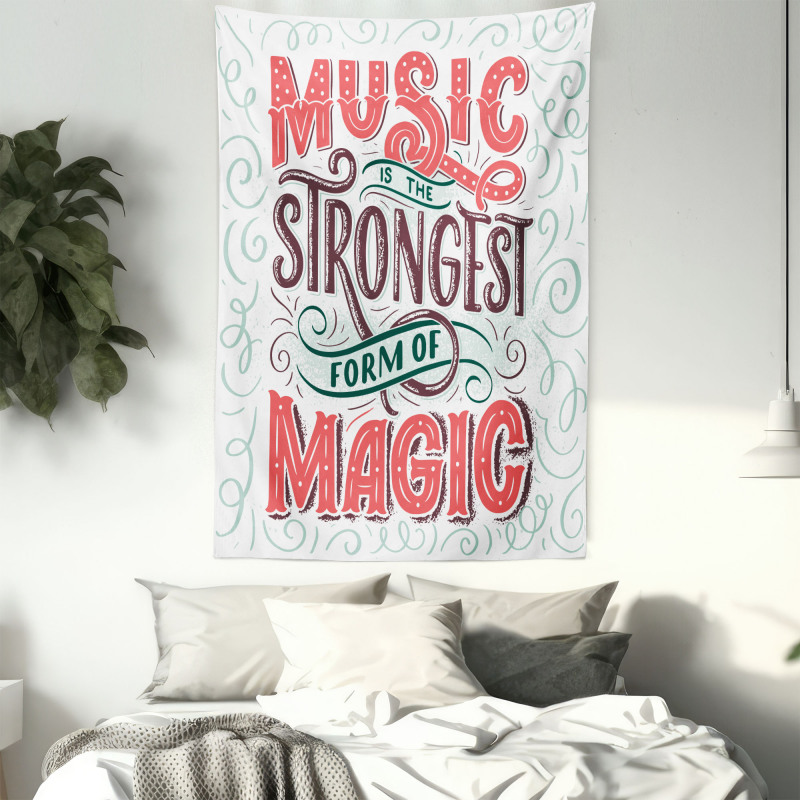 Retro Calligraphy Tapestry