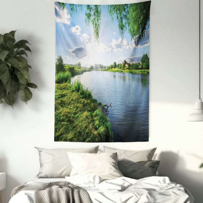 Calm River in Summer Tapestry