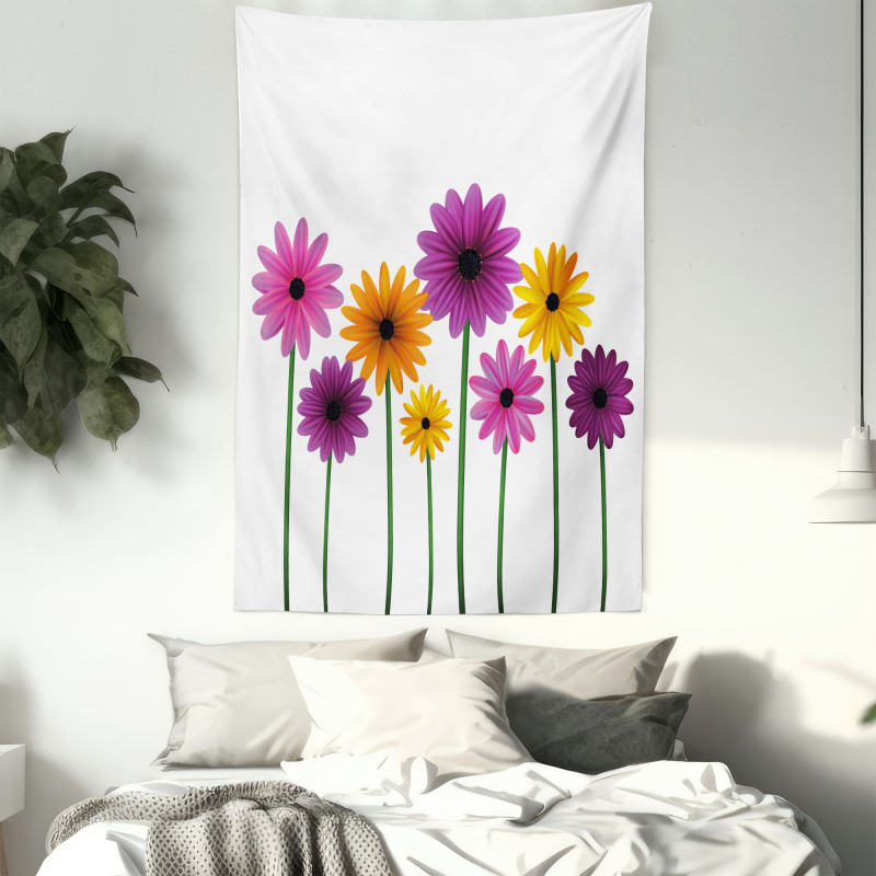 Simple Spring Flowers Tapestry