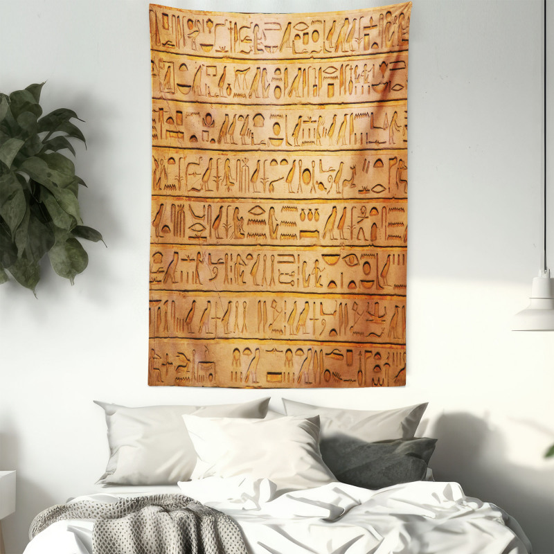 Hieroglyphs Composition Tapestry