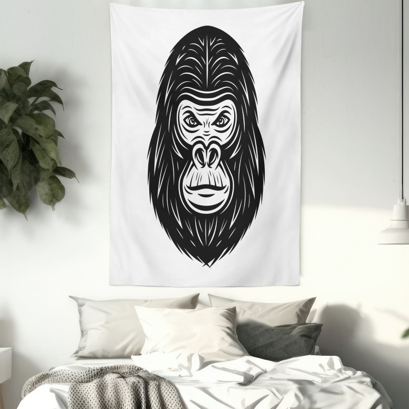 Wild Animal Monotone Style Tapestry