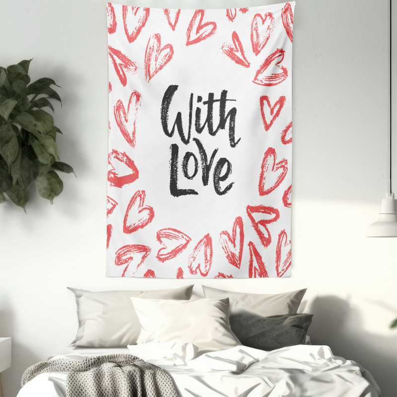 Love Hearts Tapestry