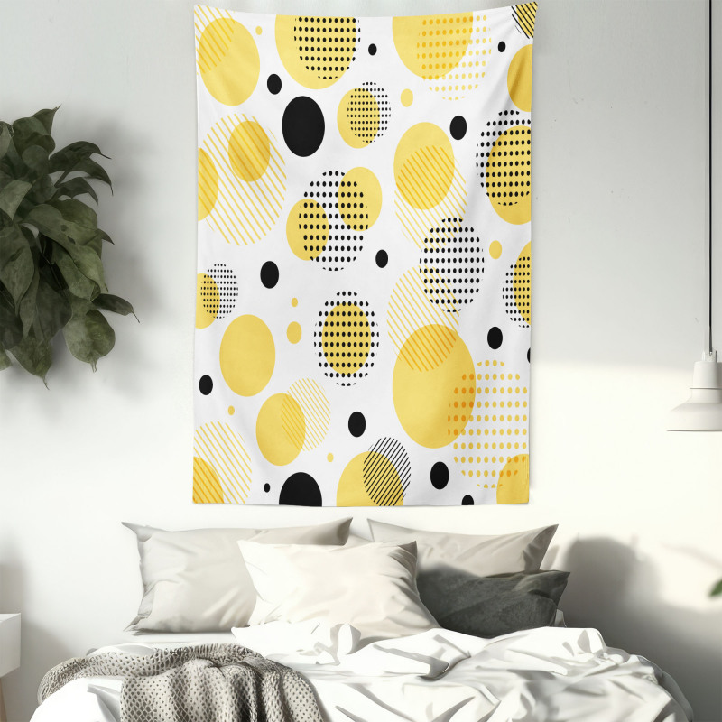 Streaks Spots Art Tapestry