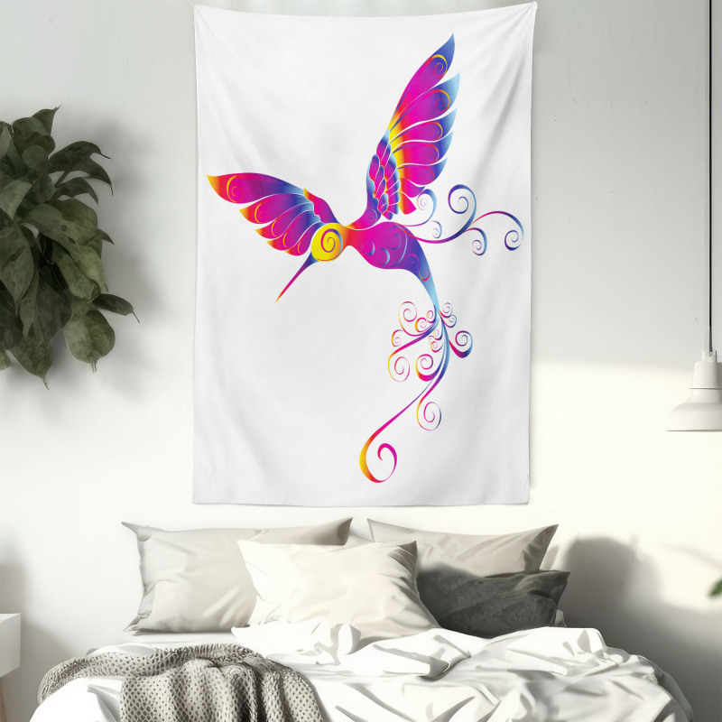 Feather Hummingbird Tapestry