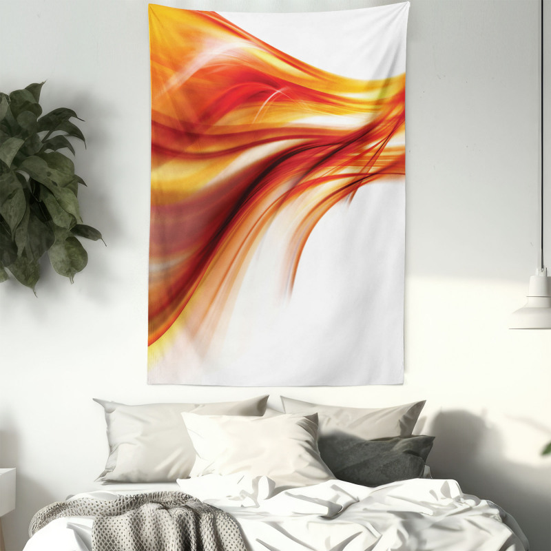 Blurred Smock Art Rays Tapestry