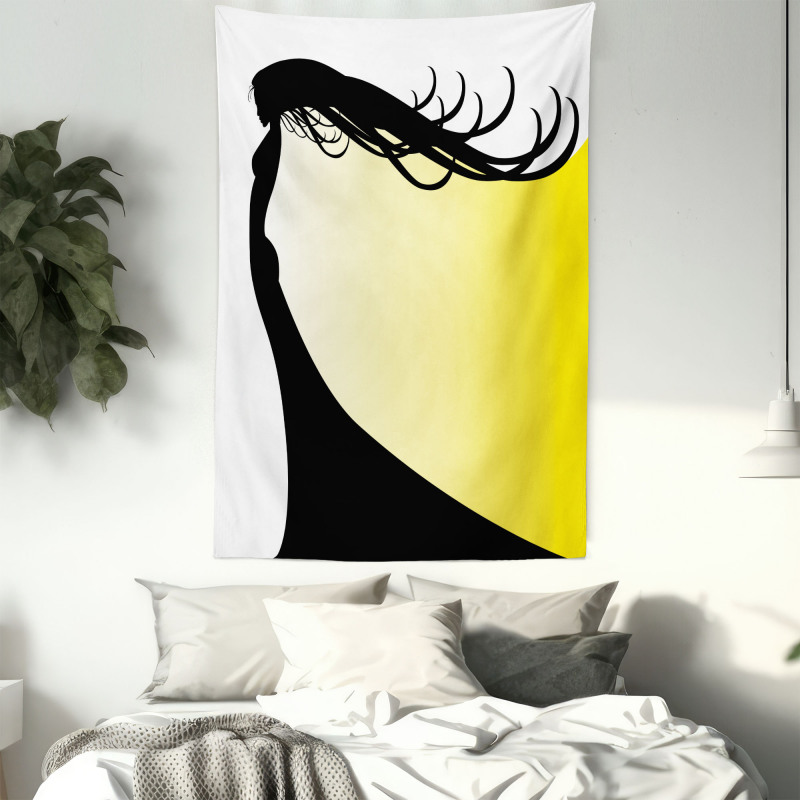 Hair Whip Woman Shade Tapestry