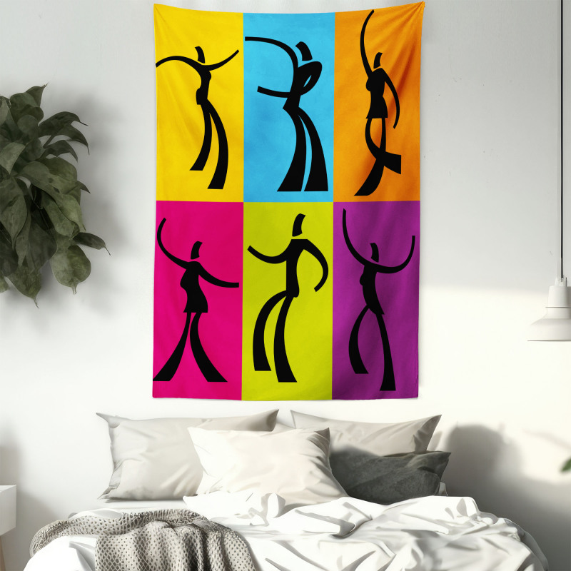 Dancers Colors Tapestry