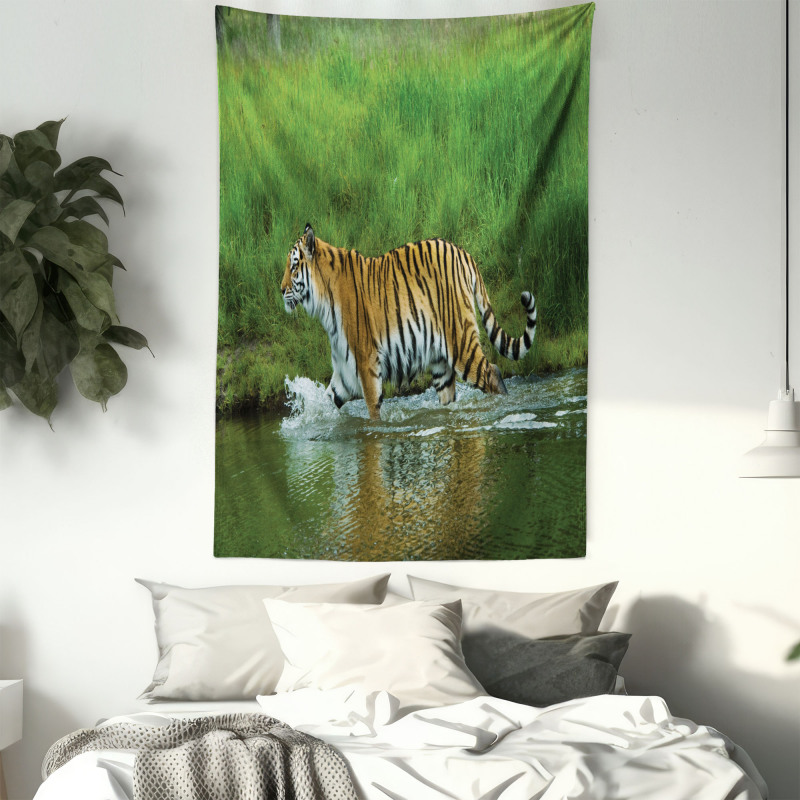 Siberian Tiger Panthera Tapestry