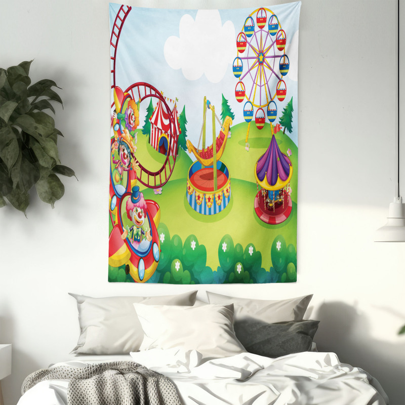 Circus and Theme Park Tapestry