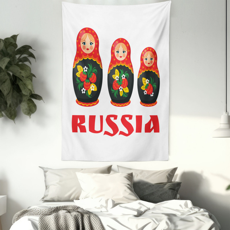 Nesting Matryoshka Dolls Tapestry