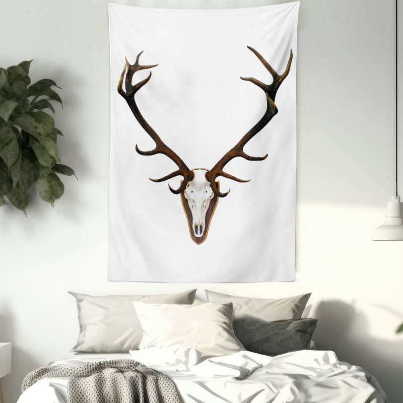 Deer Stag Bones Mounted Tapestry