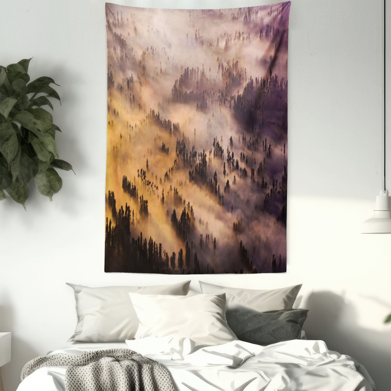 Forest Summer Morning Tapestry