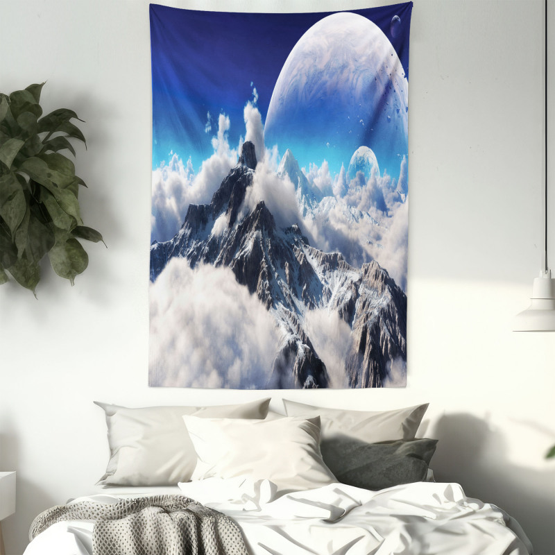 Snow Capped Mountain Tapestry