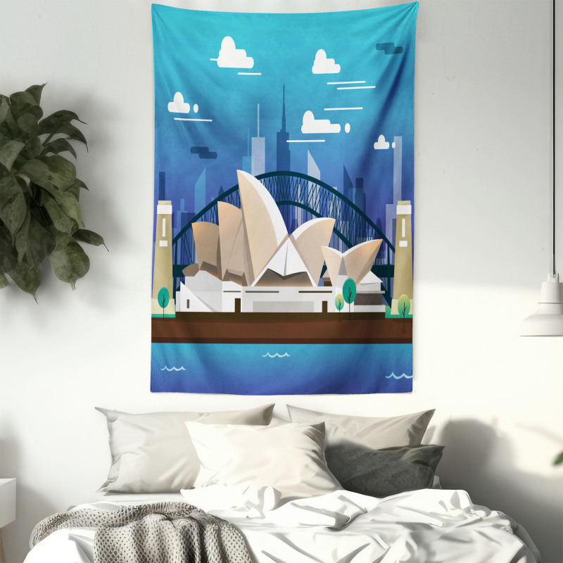 Sidney Opera House Bridge Tapestry