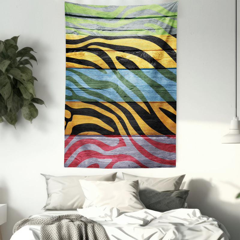 Colorful Animal Tapestry