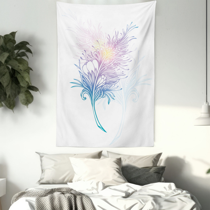 Bohemian Silhouette Plume Tapestry