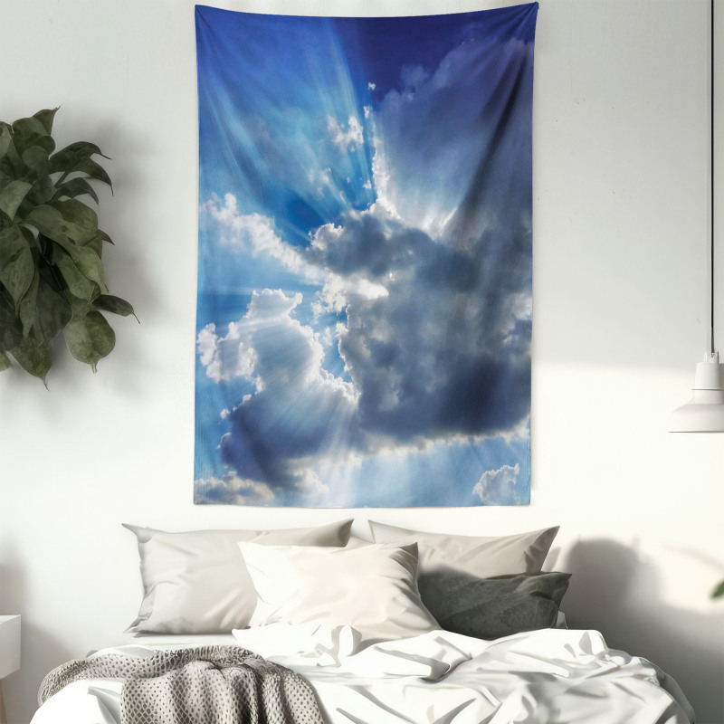 Sunbeams from Clouds Tapestry