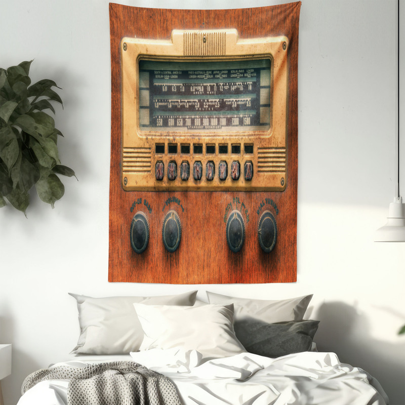 Antique Radios Tapestry