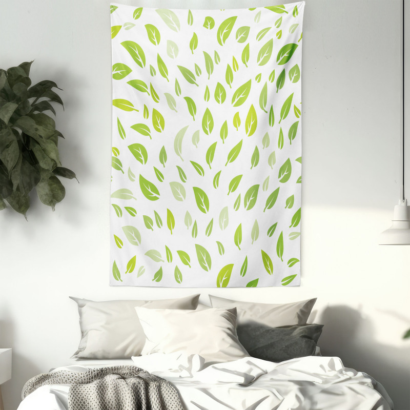 Summer Spring Garden Leaf Tapestry