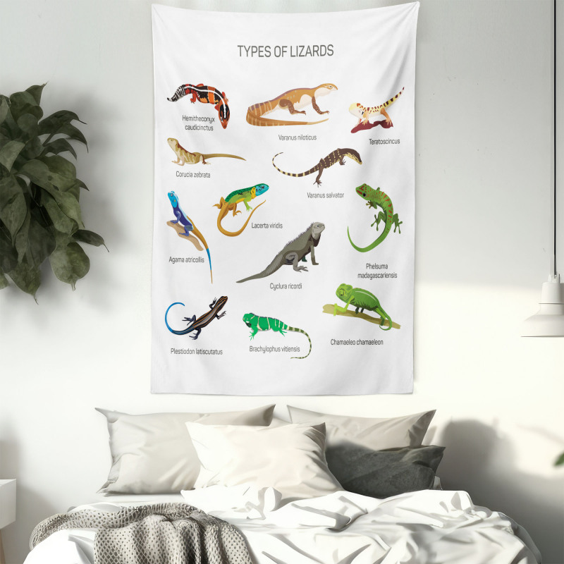 Exotic Lizard Reptiles Tapestry