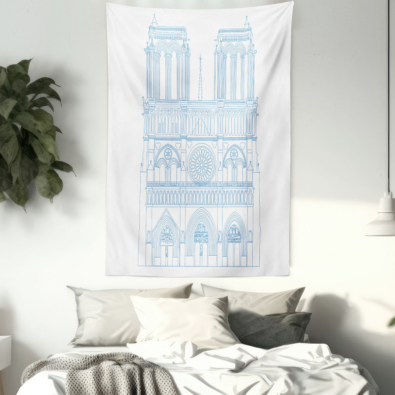 Linear Outline Tapestry