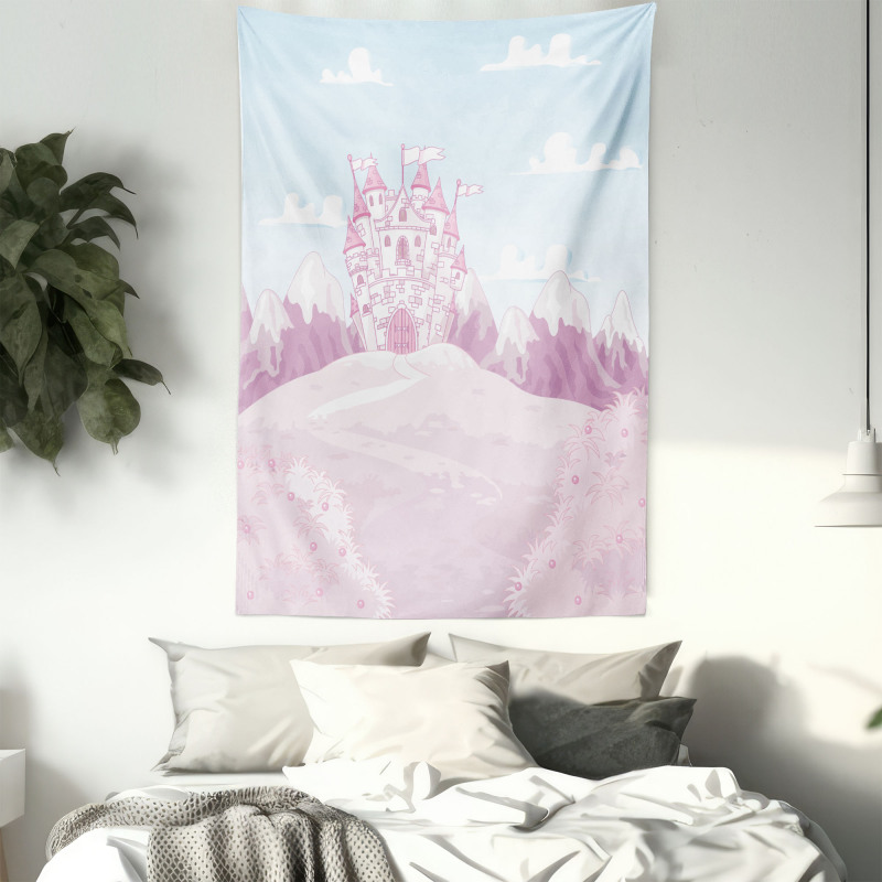 Magic Princess Château Art Tapestry