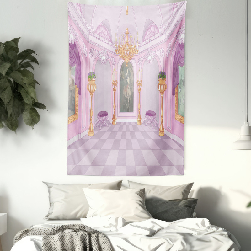 Palace Interiors Cartoon Tapestry