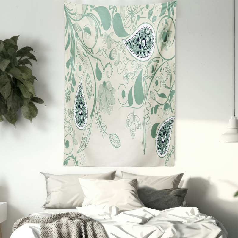 Floral Vintage Patterns Tapestry