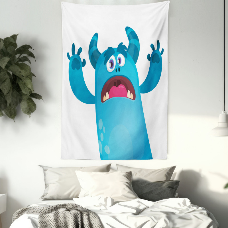 Roaring Monstrous Character Tapestry