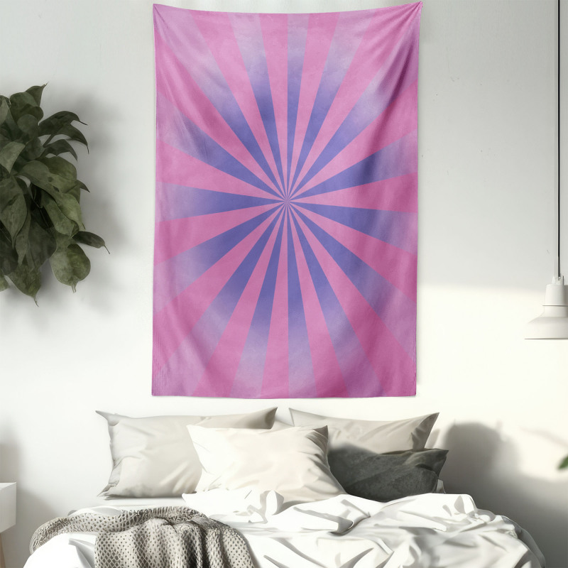 Funky Dreamlike Sunbeams Tapestry