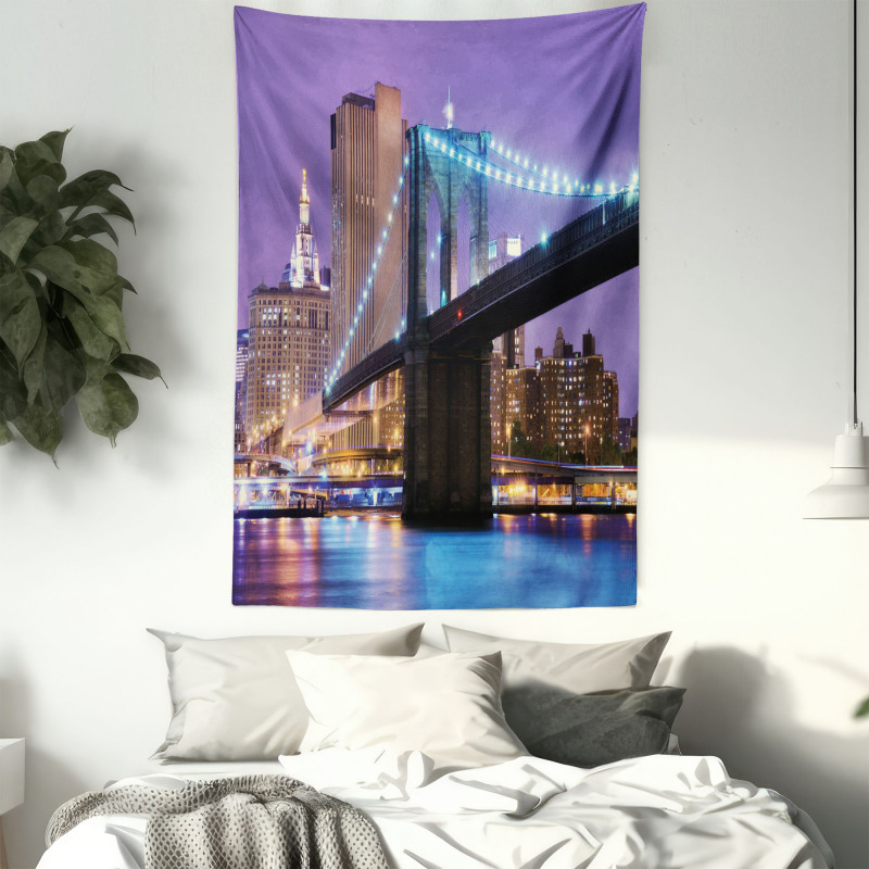 Bridge Towards Manhattan Tapestry