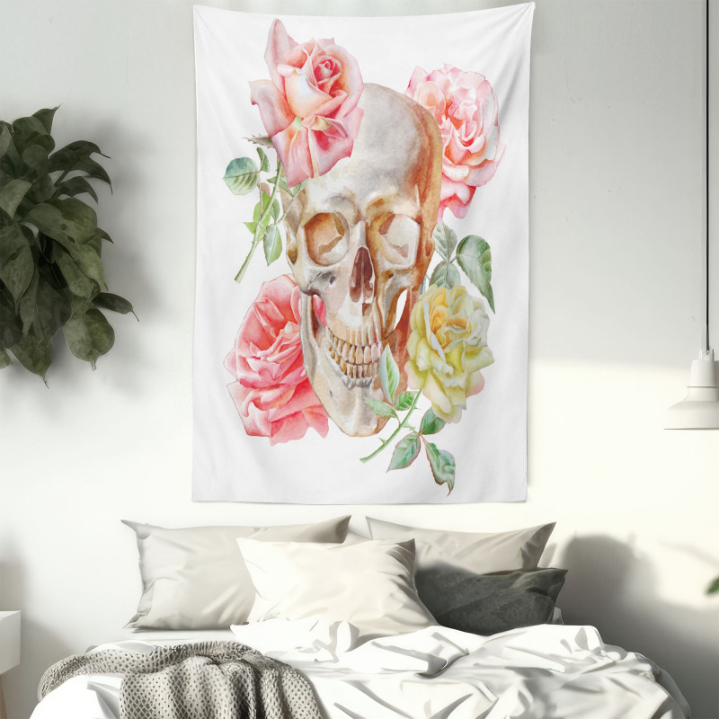 Romantic Roses Floral Tapestry