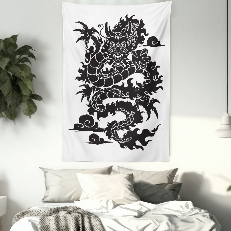 Cultural Chinese Silhouette Tapestry