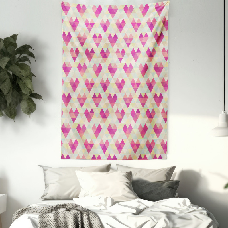Mosaic Triangles Tapestry