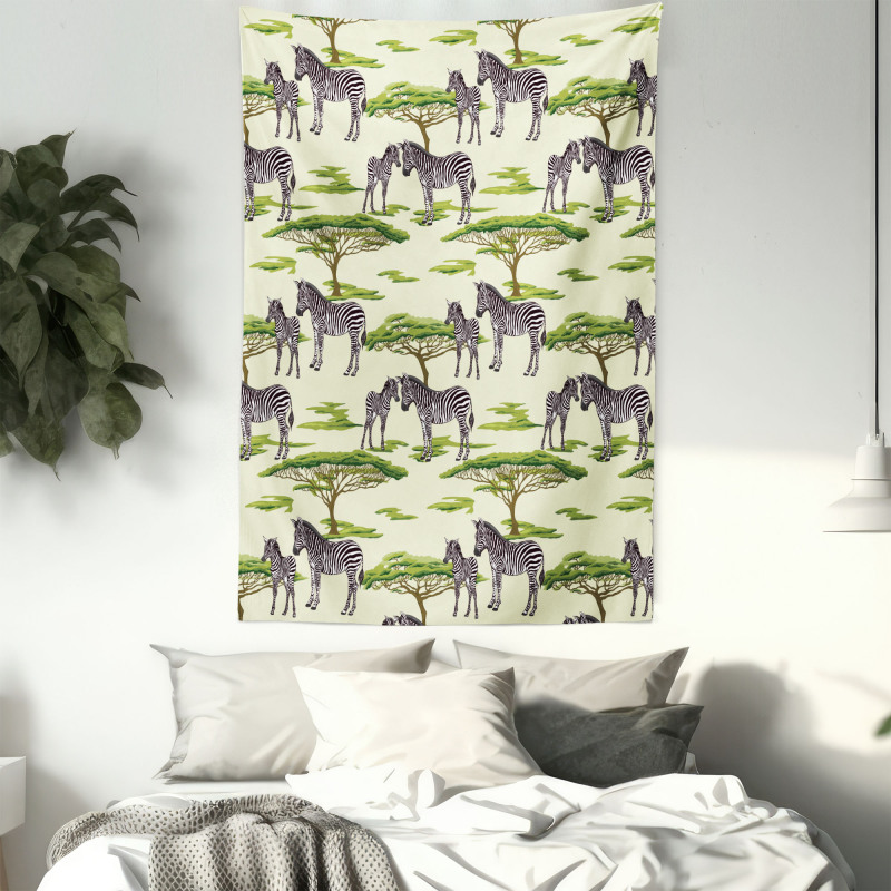 Wildlife Animals in a Forest Tapestry