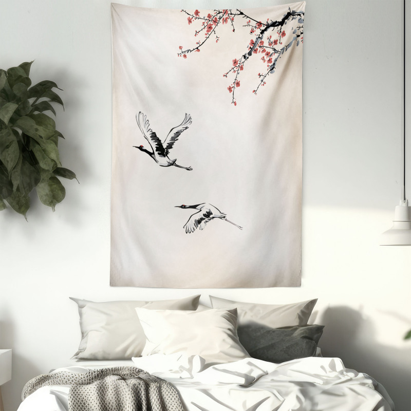 Cherry Trees in Spring Tapestry