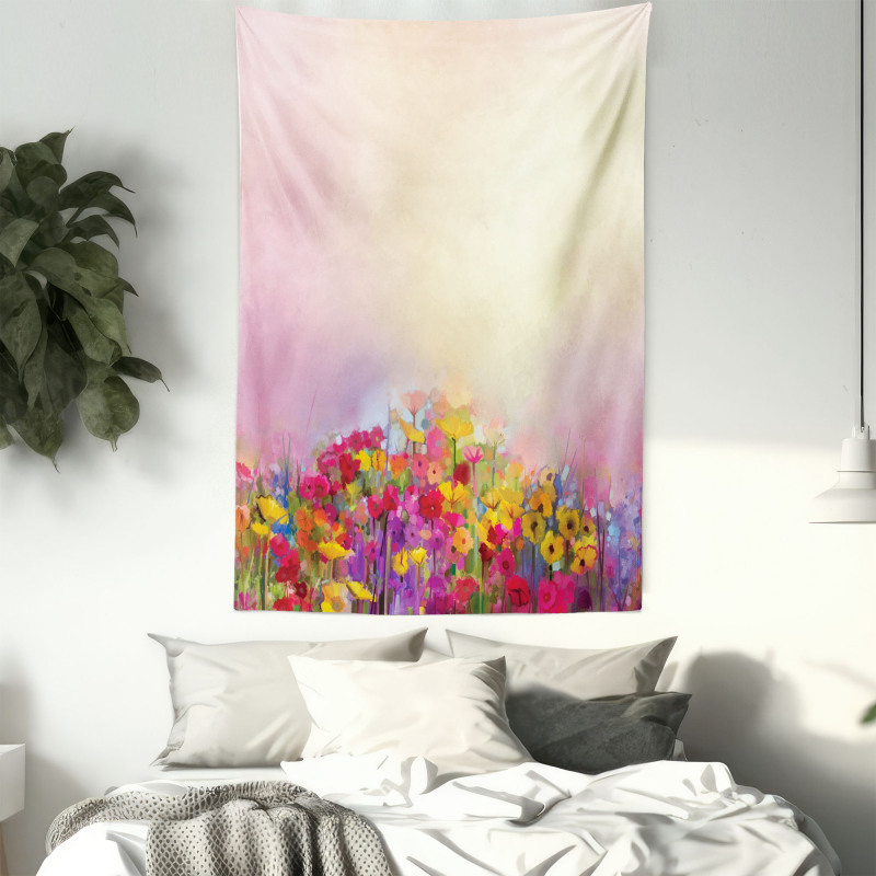 Pastel Ombre Meadow Tapestry