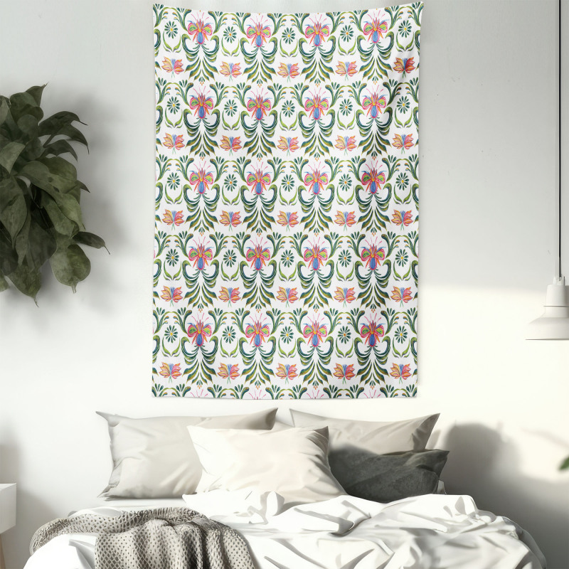 Ivy Ukrainian Folk Style Tapestry