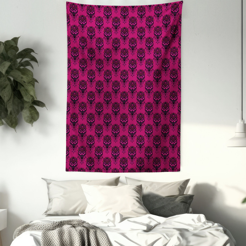 Abstract Royal Floral Art Tapestry