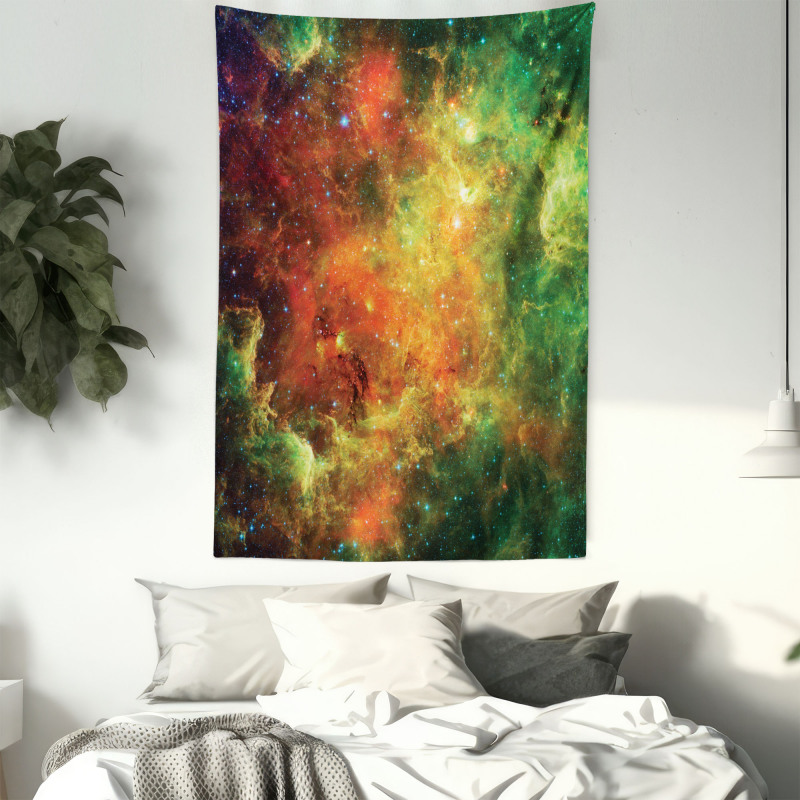Cosmos Space Planet Tapestry