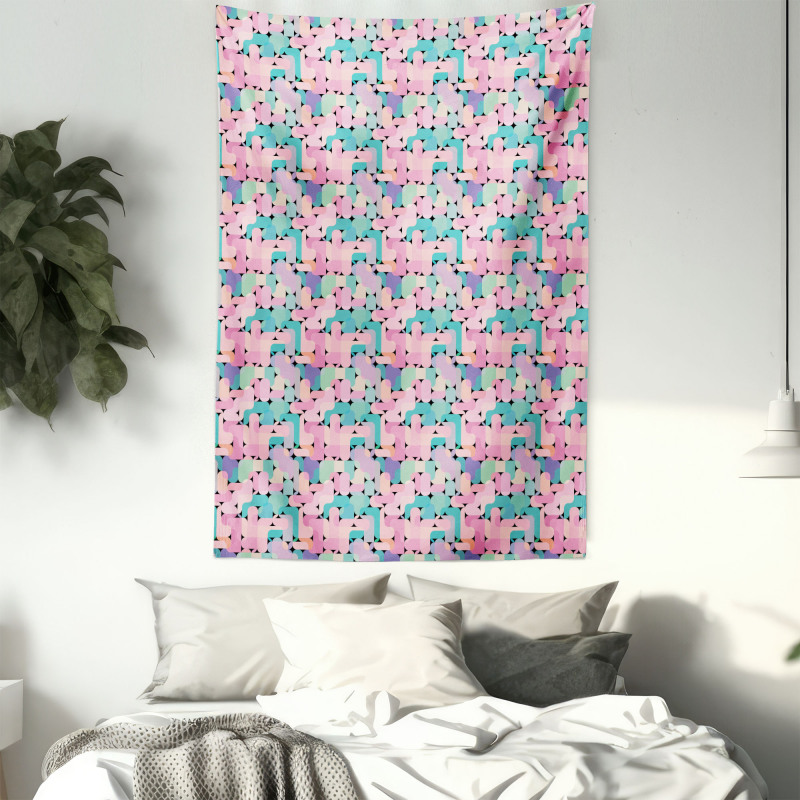 Modern Complex Polygons Tapestry