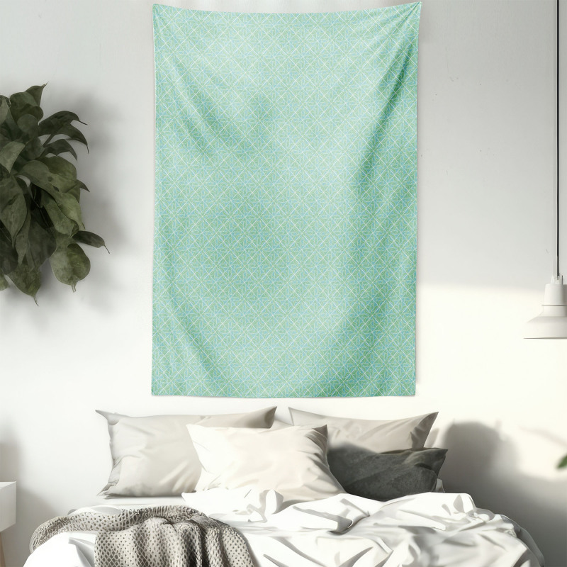 Natural Green Ornate Tapestry