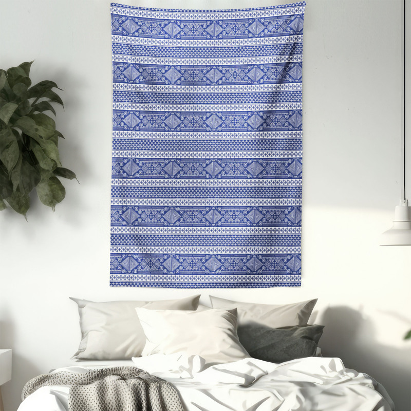 Horizontal Ethnic Art Tapestry