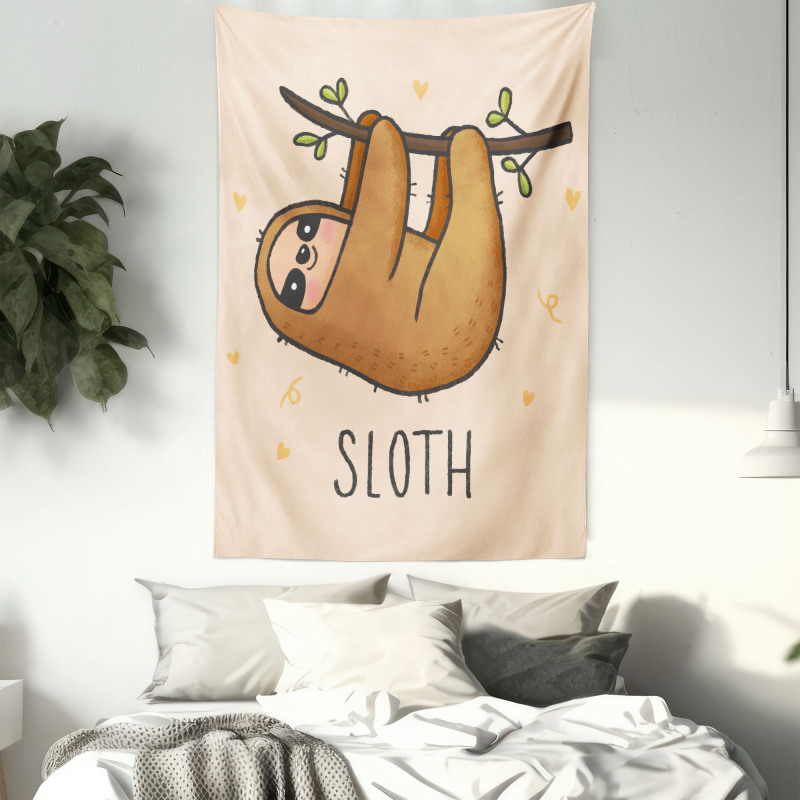 Lazy Animal Smiling Tapestry