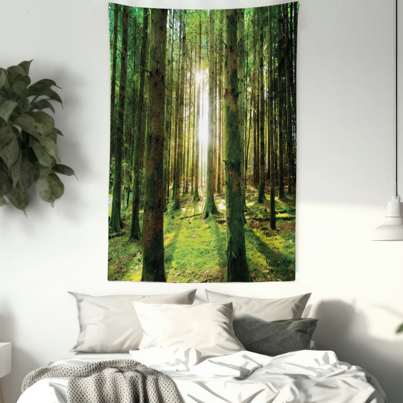 Sunny Day in the Forest Tapestry