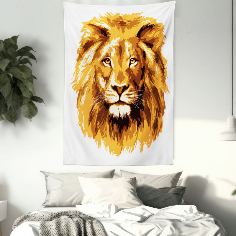 Tropics Safari Lion Art Tapestry
