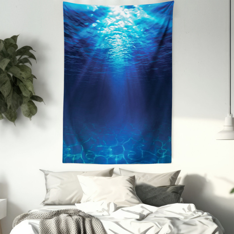 Sandy Seabed Sea Scene Tapestry