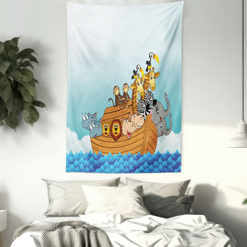 Ark Animal Couples Tapestry
