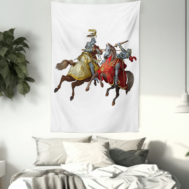 Middle Age Knights Tapestry