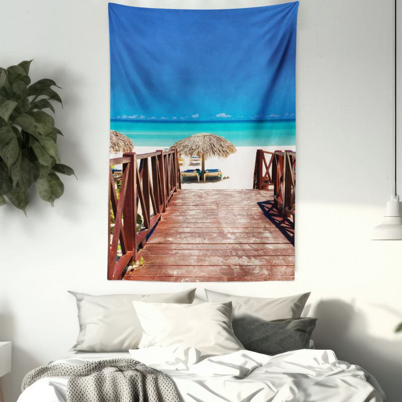 Sandy Beach Resort Tapestry